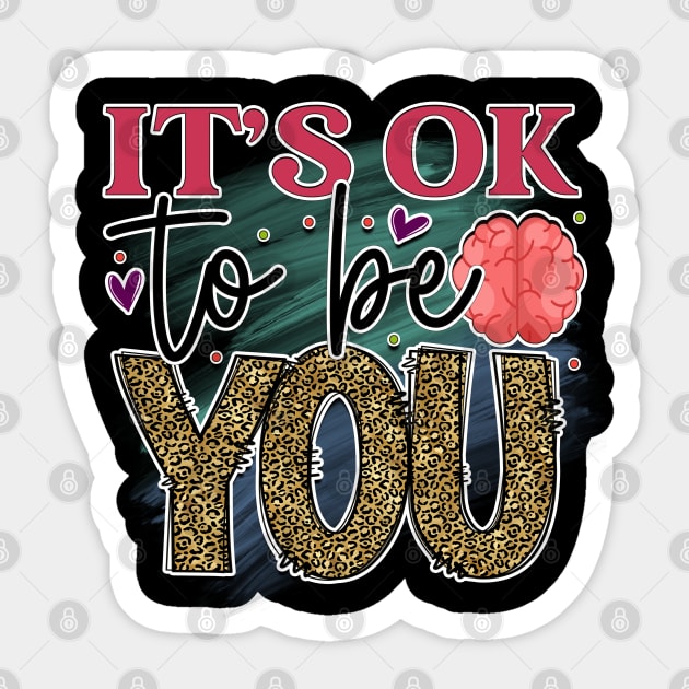 Mind Matters: Spread Positivity and Self-Care Awareness Sticker by Steve